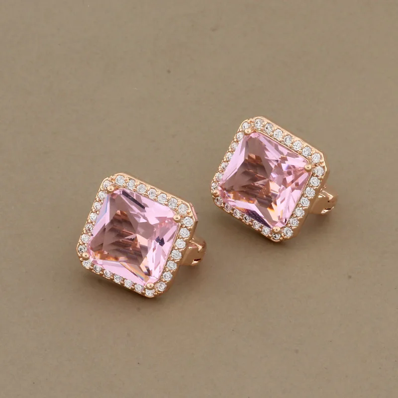 New 2022 Luxury Quality Jewelry Square Hanging Earrings Girl Gift 585 Rose Gold Daily Party Pink Natural Zircon Unusual Earring
New 2022 Luxury Quality Jewelry Square Hanging Earrings Girl Gift 585 Rose Gold Daily Party Pink Natural Zircon Unusual Earring