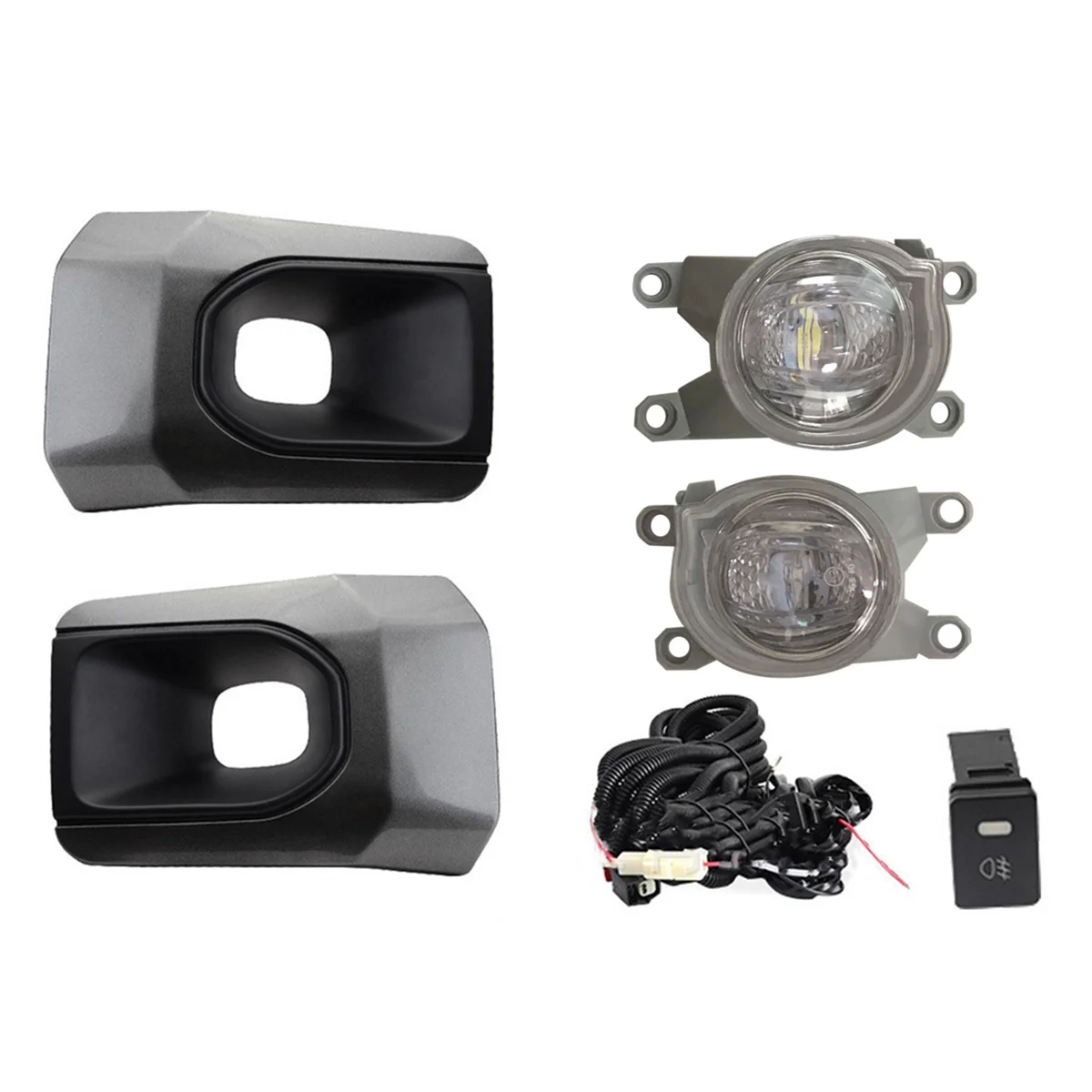 1Pair Car Foglight for Toyota Hilux Revo Rocco 2020 2021 Car Front Bumper Fog Lamp Light with Cable Bezel
1Pair Car Foglight for Toyota Hilux Revo Rocco 2020 2021 Car Front Bumper Fog Lamp Light with Cable Bezel
