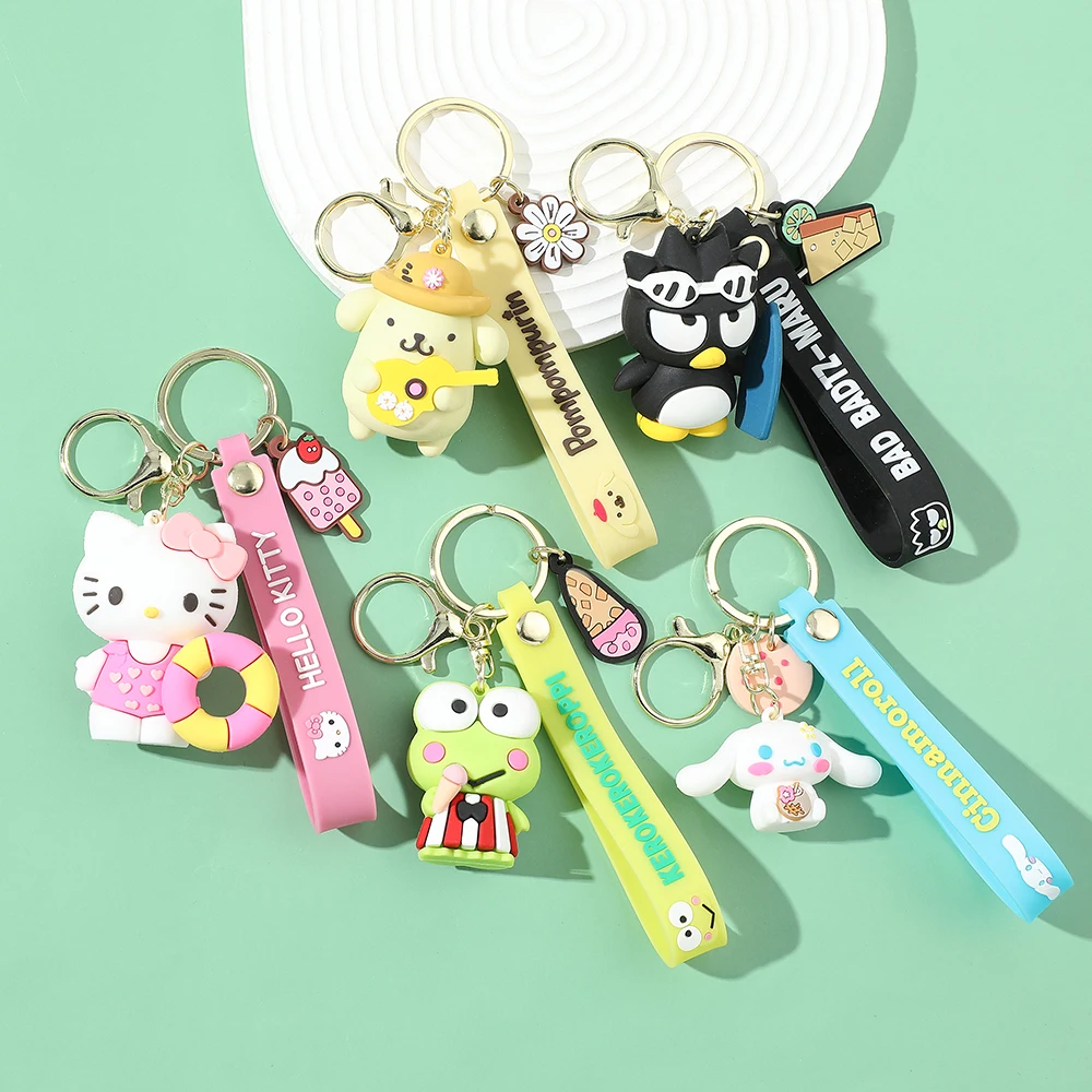 Kawaii Sanrio Anime Cartoon Keychain Hello Kitty My Melody Kuromi Creative Cute Girl Keychain Exquisite Keyrings Pendant
Kawaii Sanrio Anime Cartoon Keychain Hello Kitty My Melody Kuromi Creative Cute Girl Keychain Exquisite Keyrings Pendant