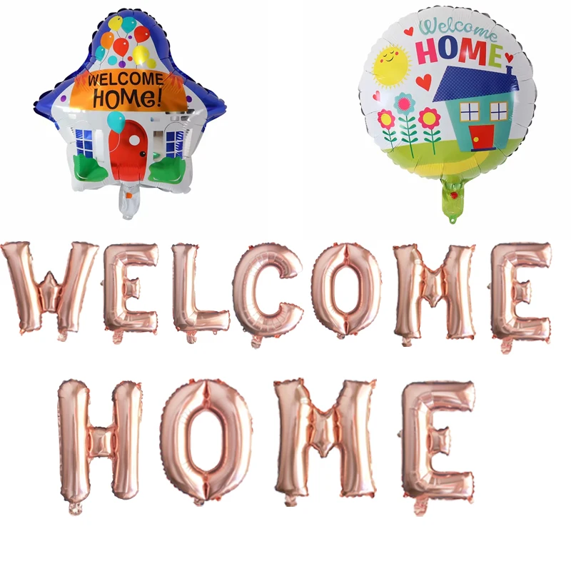 Welcome Home Letter Aluminum Film Balloon 16 Inch Silver Rose Gold Air Balloons Welcome Home Party Globos Decoration Supplies
Welcome Home Letter Aluminum Film Balloon 16 Inch Silver Rose Gold Air Balloons Welcome Home Party Globos Decoration Supplies