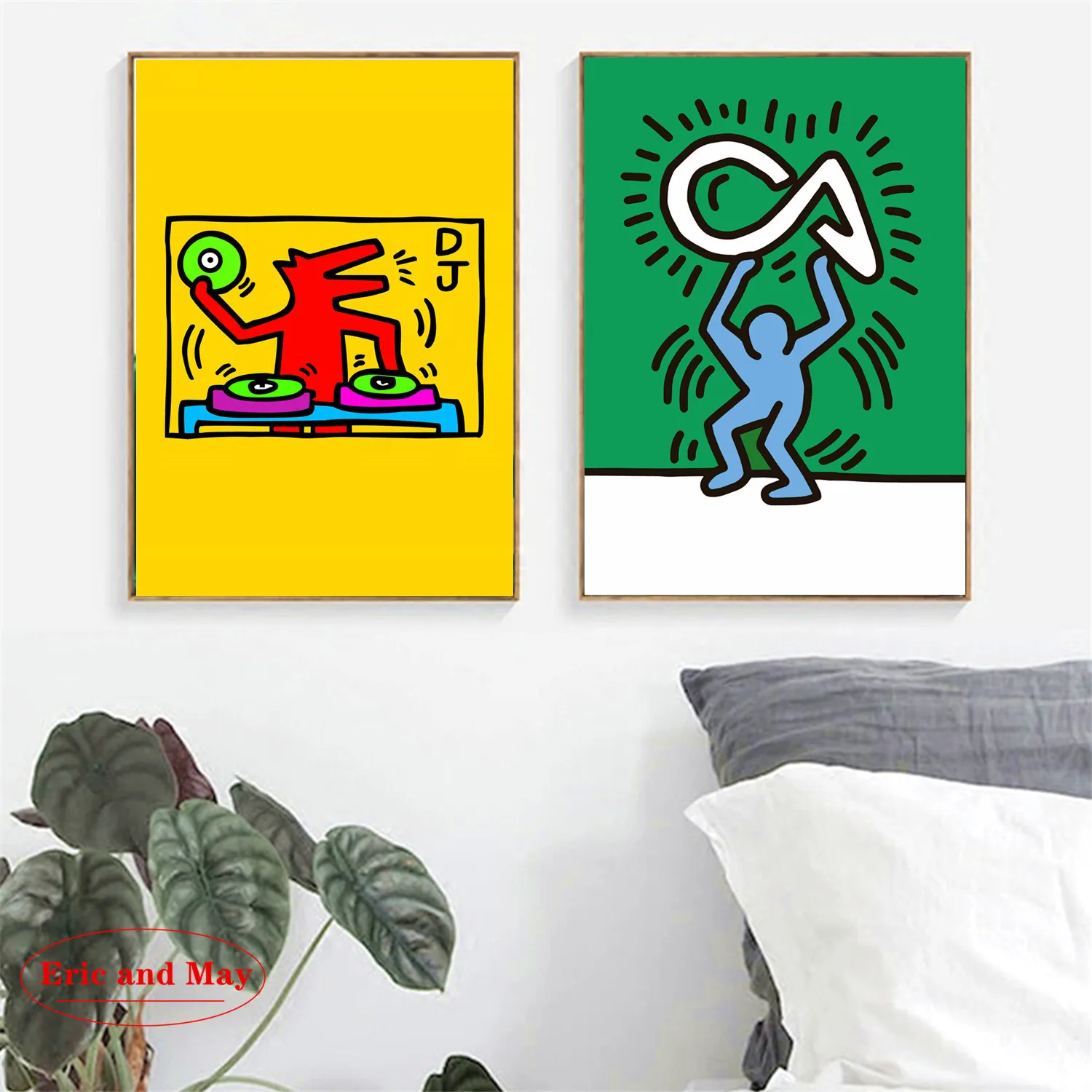 Keith Exhibition Abstract Haring Pop Art Canvas Painting Wall Pictures For Living Room Nordic Decoration Home Decor Cuadros
Keith Exhibition Abstract Haring Pop Art Canvas Painting Wall Pictures For Living Room Nordic Decoration Home Decor Cuadros