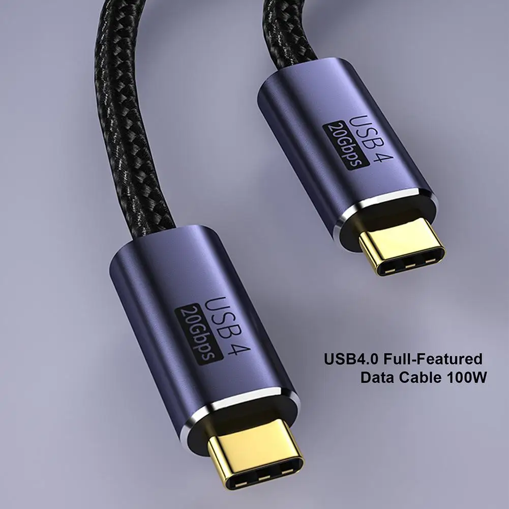 USB 4 Thunderbolt 3 Cable PD 100W 5A Fast Charging USB Type C To Type C Cable 8K@60Hz 20Gbps Charger Data Cable For Macbook Pro
USB 4 Thunderbolt 3 Cable PD 100W 5A Fast Charging USB Type C To Type C Cable 8K@60Hz 20Gbps Charger Data Cable For Macbook Pro