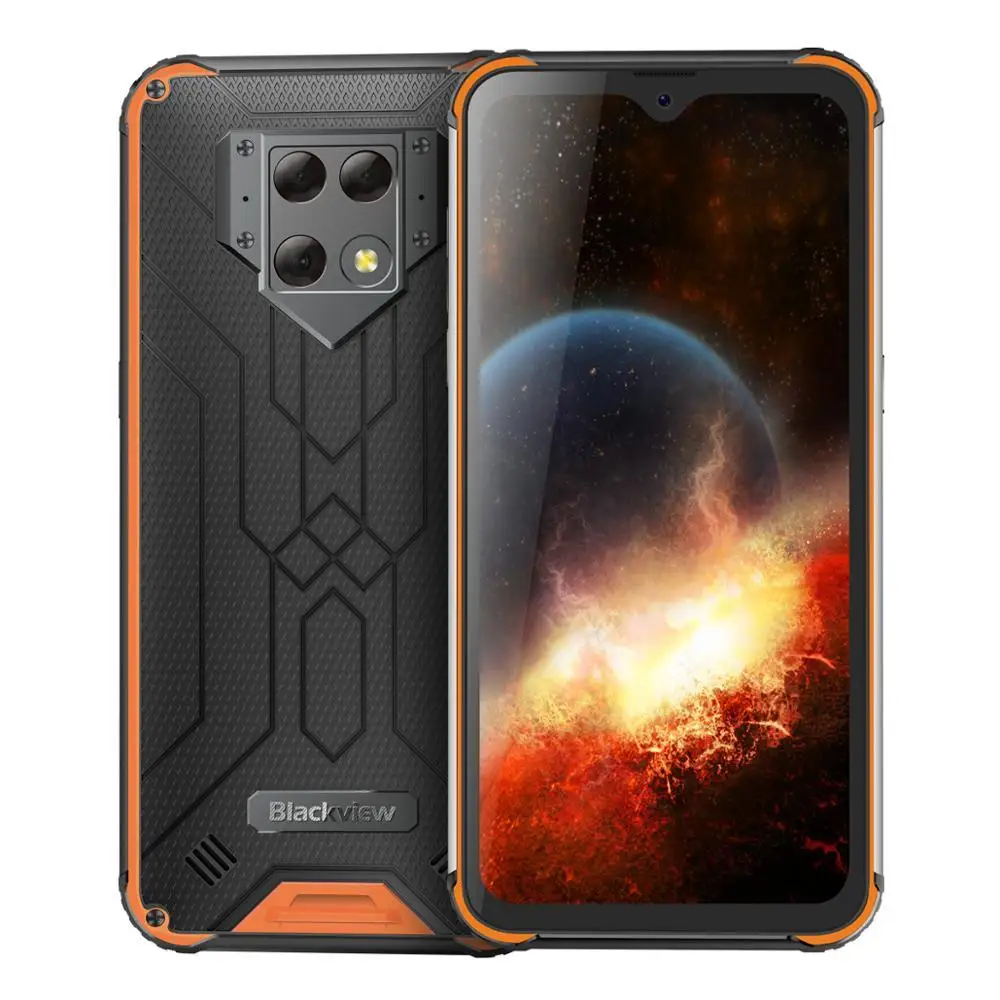 

Blackview BV9800 IP68 Rugged Smartphone 6GB RAM 128GB ROM 6.3" FHD+ Octa Core CellPhone Android 9.0 NFC 6580mAh Mobile Phone