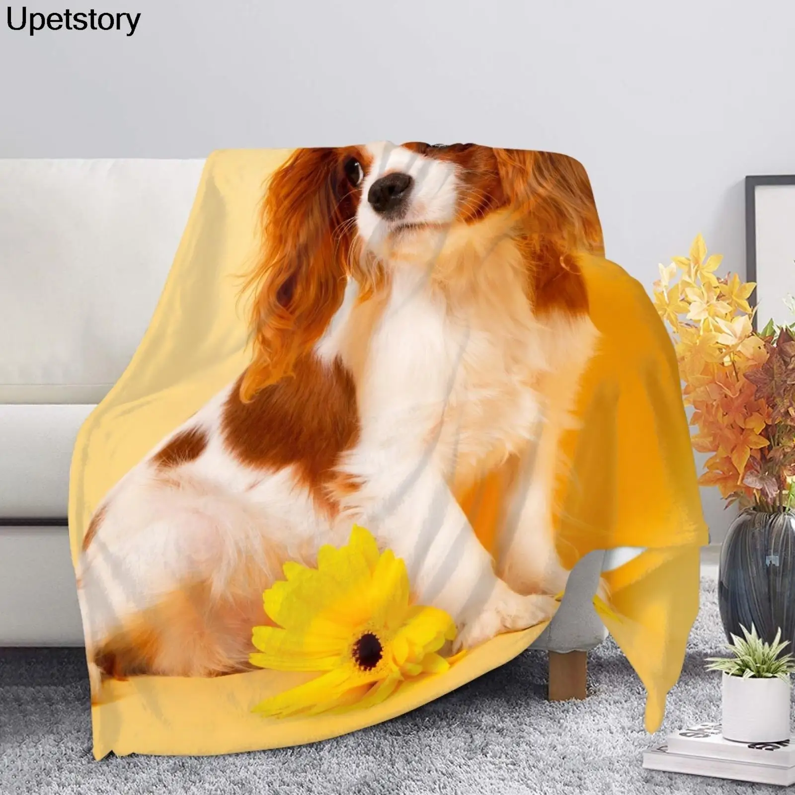 Детское одеяло с цветочным принтом из микрофибры 
Детское одеяло с цветочным принтом из микрофибры