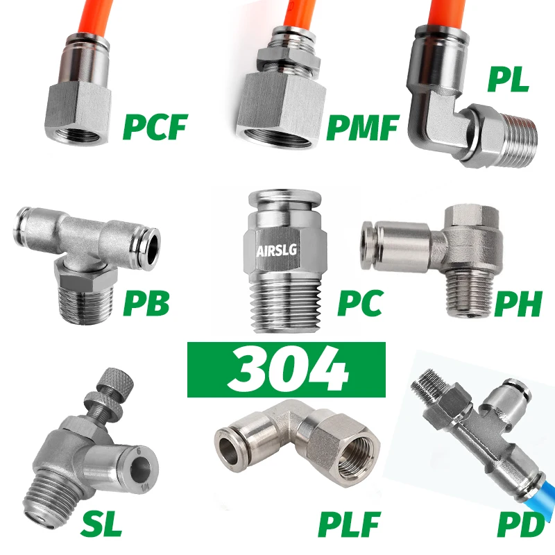 304 de aço inoxidável mangueira de ar montagem pc pcf pl sl tubo pneumático conector 1/8 1/4 3/8 1/2 m5 bsp liberação rápida enc
304 de aço inoxidável mangueira de ar montagem pc pcf pl sl tubo pneumático conector 1/8 1/4 3/8 1/2 m5 bsp liberação rápida enc
