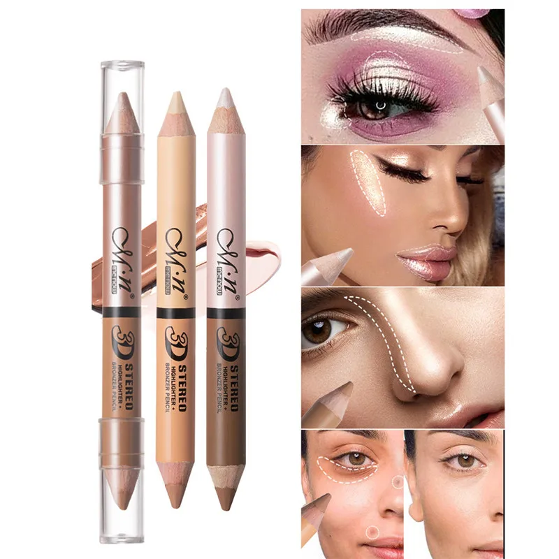 Double Head Concealer Highlight Pencil Brighten Skin Cover Acne Marks Freckles Oil Control Long Lasting Women Facial Makeup
Double Head Concealer Highlight Pencil Brighten Skin Cover Acne Marks Freckles Oil Control Long Lasting Women Facial Makeup