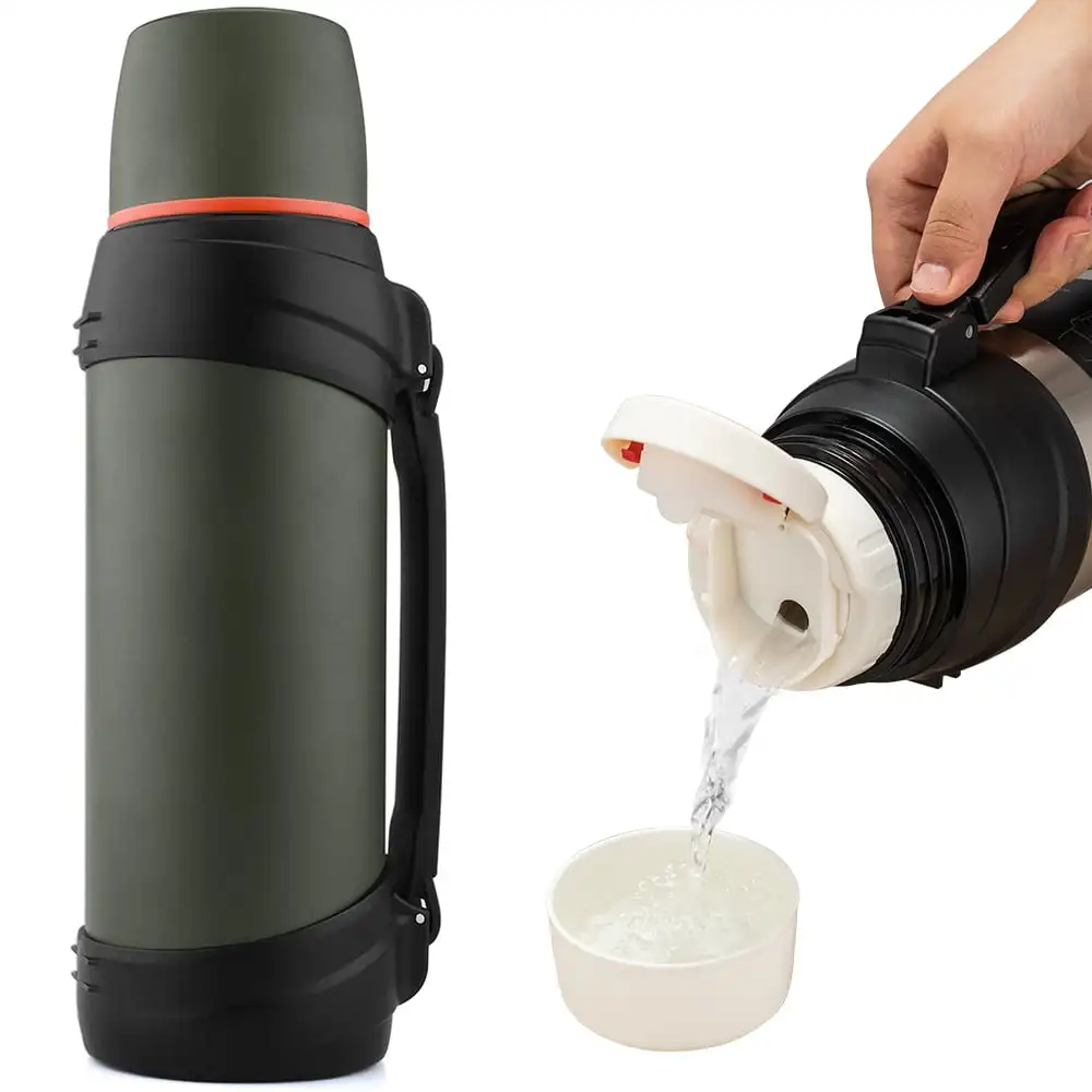 Insulated Water Bottle & Thermos Water Bottle ,68oz Classic Vacuum Bottle with Plastic Cup - Stainless Steel Water Jug
Insulated Water Bottle & Thermos Water Bottle ,68oz Classic Vacuum Bottle with Plastic Cup - Stainless Steel Water Jug