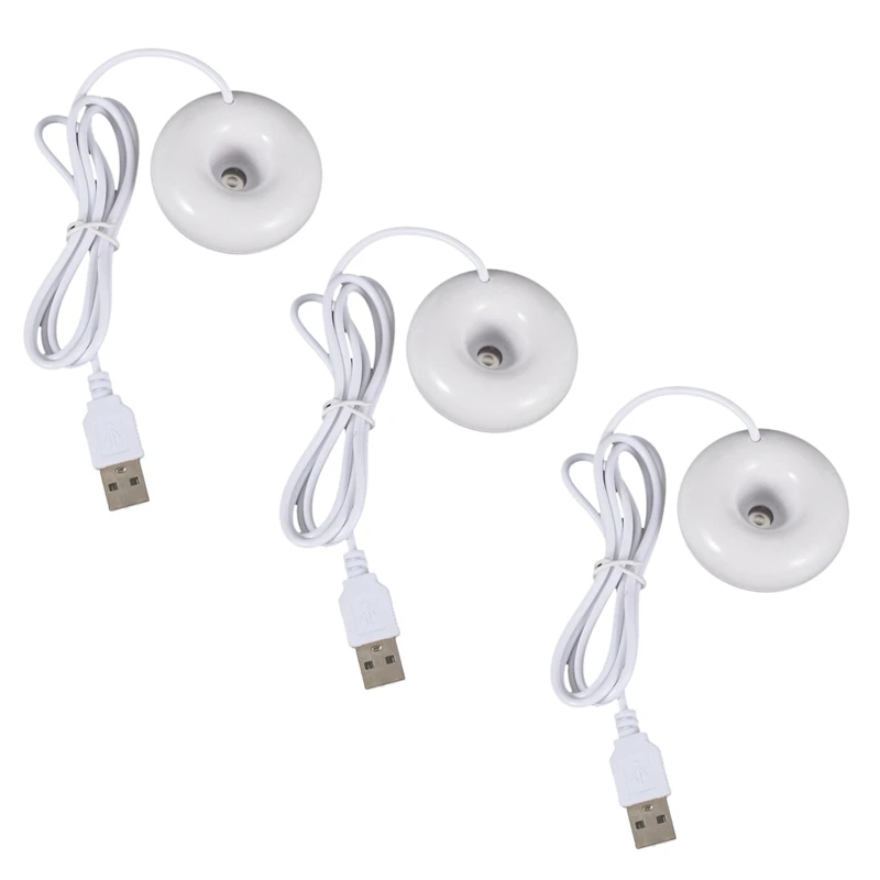 3X White Donut Humidifier Usb Office Desktop Mini Humidifier Portable Creative Air Purifier White
3X White Donut Humidifier Usb Office Desktop Mini Humidifier Portable Creative Air Purifier White