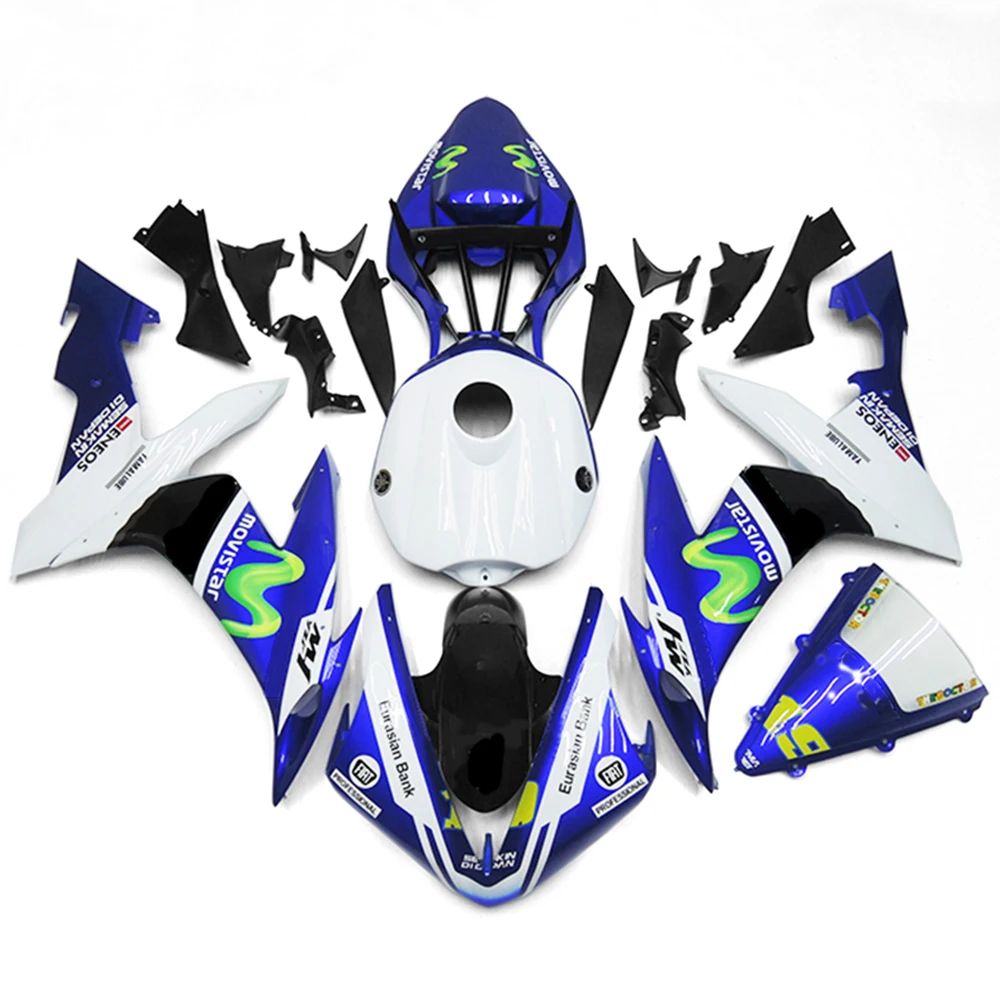 Motorcycle Fairing Kit For Yamaha YZF R1 YZFR1 YZF1000 YZF-R1 2004 2005 2006 ABS Plastic Injection Body Bodykits Accessories
Motorcycle Fairing Kit For Yamaha YZF R1 YZFR1 YZF1000 YZF-R1 2004 2005 2006 ABS Plastic Injection Body Bodykits Accessories