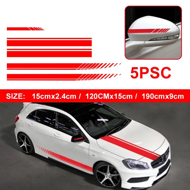 5Pcs GLA 200 SPORTBACK Car Auto Side Hood Body Rearview Mirror Red Stripe Decoration Decal Sticker
5Pcs GLA 200 SPORTBACK Car Auto Side Hood Body Rearview Mirror Red Stripe Decoration Decal Sticker