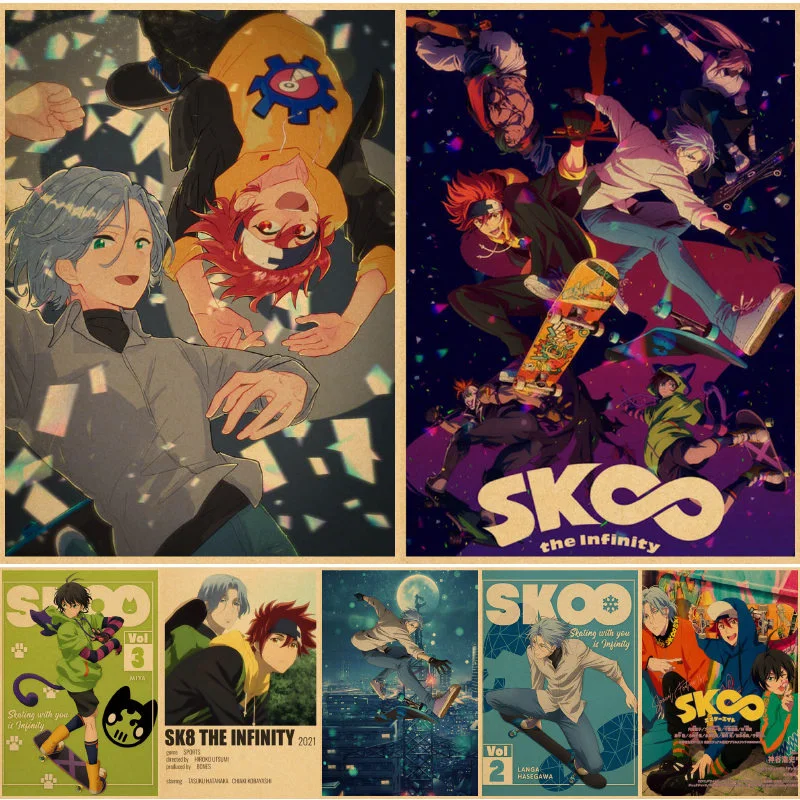 Sk8 the Infinity Wall posters plakaty paper painting cuadros pictures bedroom anime decor affiche murale schilderij
Sk8 the Infinity Wall posters plakaty paper painting cuadros pictures bedroom anime decor affiche murale schilderij