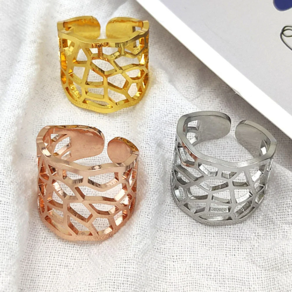 Personalized Stainless Steel Ring for Men Women Irregular Pattern Rings Gothic Open Adjustable Ring Gold Jewelry Gifts Wholesale
Personalized Stainless Steel Ring for Men Women Irregular Pattern Rings Gothic Open Adjustable Ring Gold Jewelry Gifts Wholesale