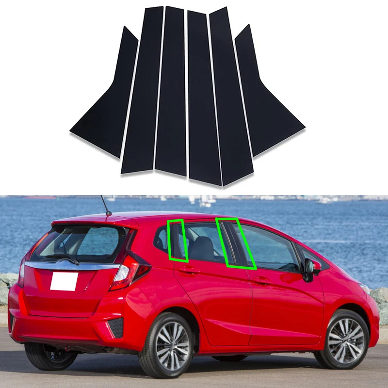 6 шт., наклейка на столб автомобильного окна, накладка на столб, BC столб для Honda FIT JAZZ 2014, 2015, 2016, 2017, 2018, 2019, 2020, Внешние детали
6 шт., наклейка на столб автомобильного окна, накладка на столб, BC столб для Honda FIT JAZZ 2014, 2015, 2016, 2017, 2018, 2019, 2020, Внешние детали