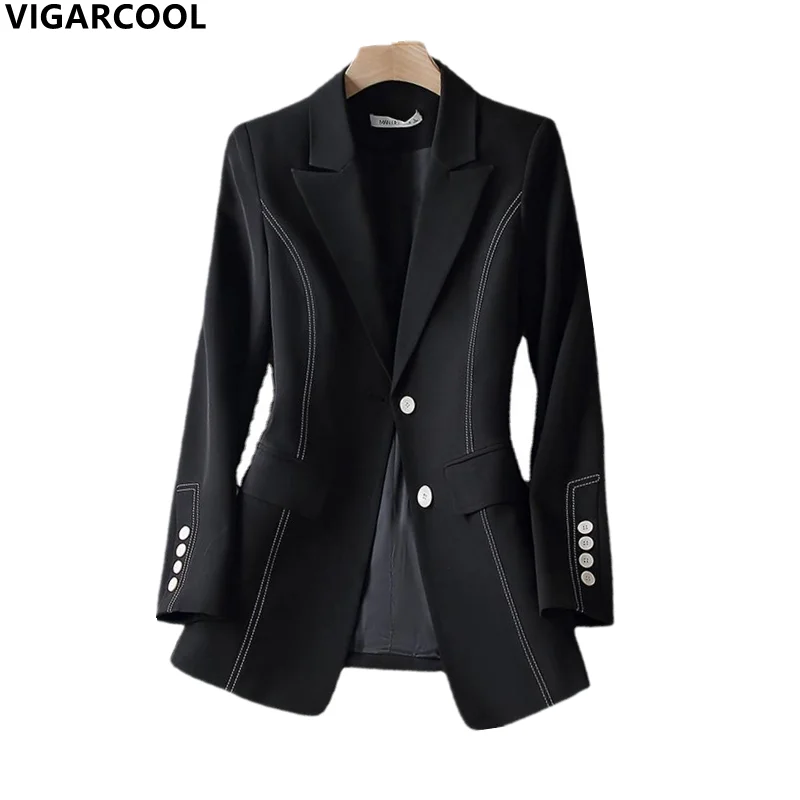 2022 Spring New Suit Jacket Women's professional suit Jacket women slim thin Suit Jacket Temperament simple Suit Jacket Female
2022 Spring New Suit Jacket Women's professional suit Jacket women slim thin Suit Jacket Temperament simple Suit Jacket Female