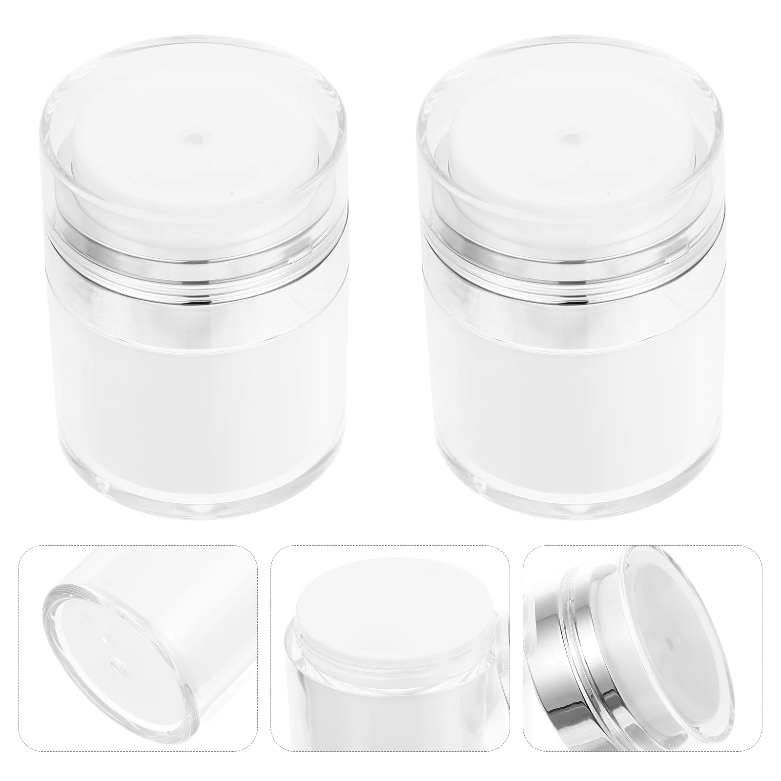 2 Pcs Eye Cream Bottle Plastic Containers Lotion Sub Package Bottles Pump Travel Airless Acrylic Storage Empty Leakproof
2 Pcs Eye Cream Bottle Plastic Containers Lotion Sub Package Bottles Pump Travel Airless Acrylic Storage Empty Leakproof