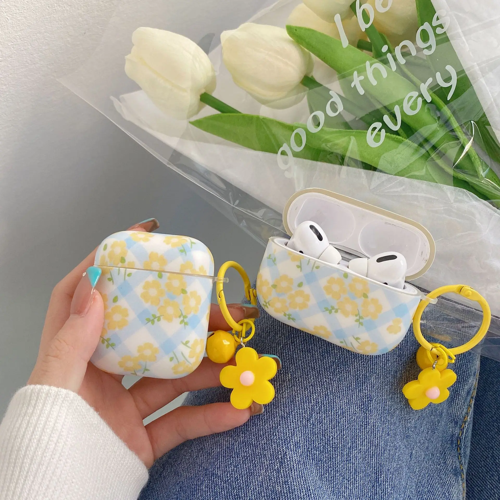 Colorful Flowers Silicone Case for Airpods 1 2 3 Cases Cartoon Cute Case for Airpods Pro 3 Wireless Earphone Cover Charging Box
Colorful Flowers Silicone Case for Airpods 1 2 3 Cases Cartoon Cute Case for Airpods Pro 3 Wireless Earphone Cover Charging Box