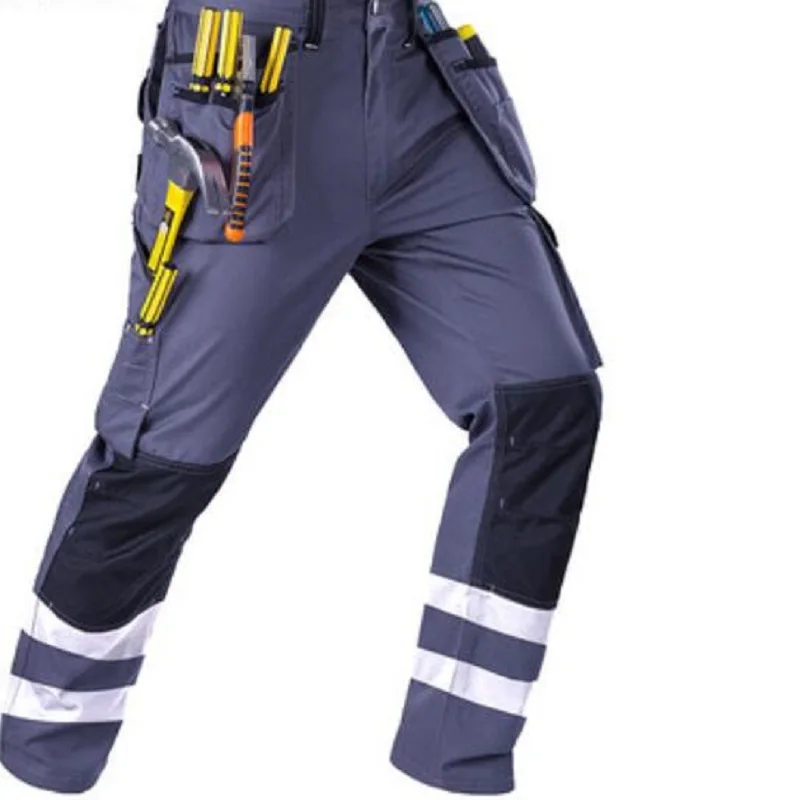 

Durable Cargo Pants Mens Casual Working Pants Fashion Pantalon Homme Streetwear Trousers Hi Vis Outdoor Electric Worker pants 5X