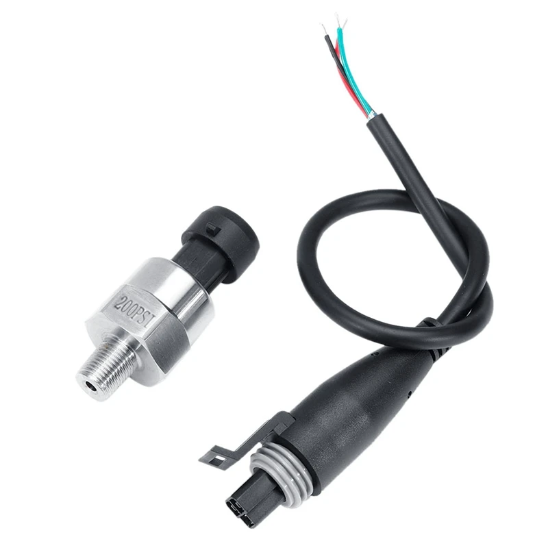 1/8Inch-27 NPT, 200PSI Fuel Air Pressure Sensor Water Pressure Sensor with Wire Fuel Pressure Sensor
1/8Inch-27 NPT, 200PSI Fuel Air Pressure Sensor Water Pressure Sensor with Wire Fuel Pressure Sensor