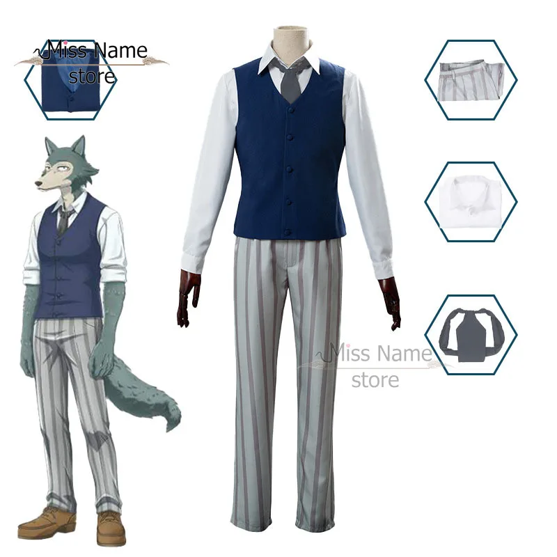 Legoshi Cosplay Costume Shirrts Halloween Costume for Unisex Elegant Coats Aldult Shirt Vest Pants Tie Beastars Cosplay Suit
Legoshi Cosplay Costume Shirrts Halloween Costume for Unisex Elegant Coats Aldult Shirt Vest Pants Tie Beastars Cosplay Suit