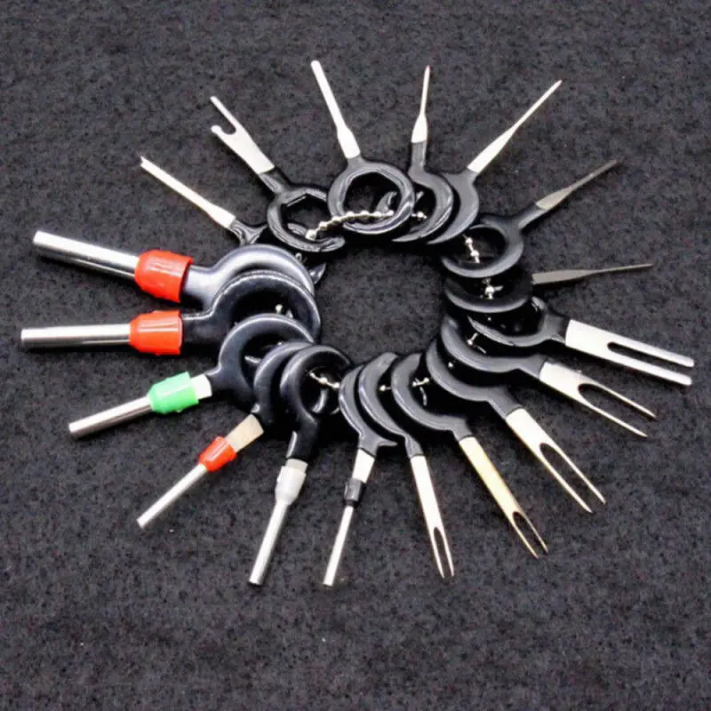 18Pcs Wire Terminal Removal Tool Car Electrical Wiring Crimp Connector Pin Kit
18Pcs Wire Terminal Removal Tool Car Electrical Wiring Crimp Connector Pin Kit