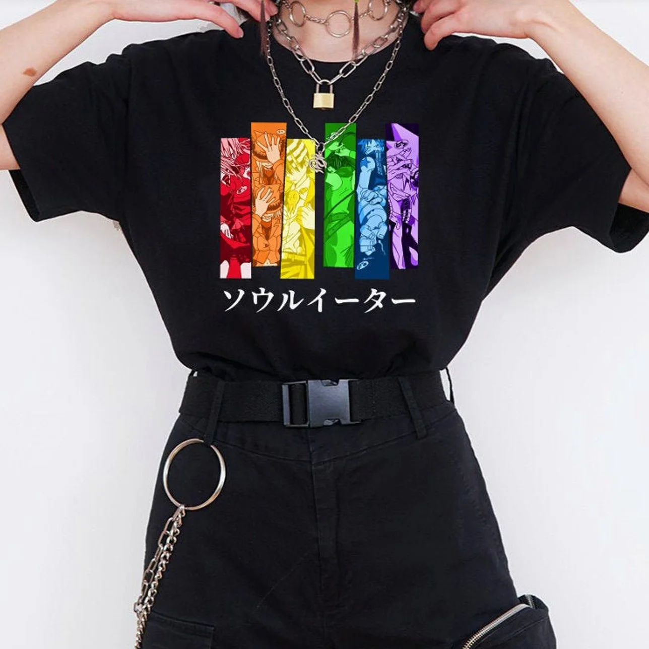 Soul Eater Best Women Anime Kawaii T-shirt Girl Y2k Streetwear Goth Female Tops Tee Unisex Short Sleeve Oversized Clothes
Soul Eater Best Women Anime Kawaii T-shirt Girl Y2k Streetwear Goth Female Tops Tee Unisex Short Sleeve Oversized Clothes