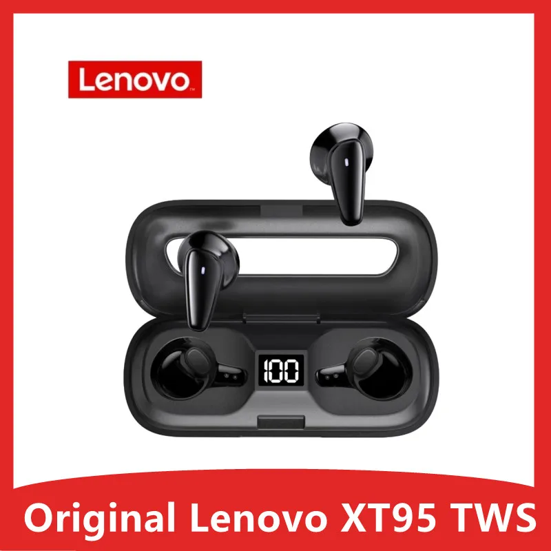 Lenovo XT95 TWS Bluetooth Headphone Ultra thin Touch Control Wireless Earphones with mic Digital Display Headset sport Earbuds
Lenovo XT95 TWS Bluetooth Headphone Ultra thin Touch Control Wireless Earphones with mic Digital Display Headset sport Earbuds