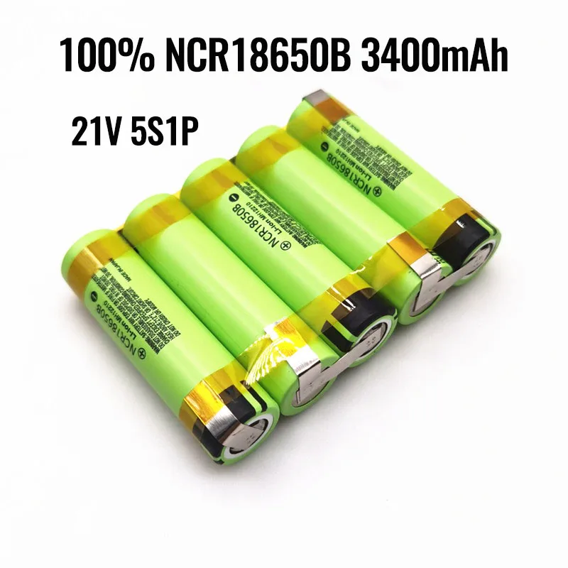 New Original NCR18650B 3400mah for 12V 16.8V 21V Battery Screwdriver Battery with Weld Soldering Strip Customize Battery
New Original NCR18650B 3400mah for 12V 16.8V 21V Battery Screwdriver Battery with Weld Soldering Strip Customize Battery