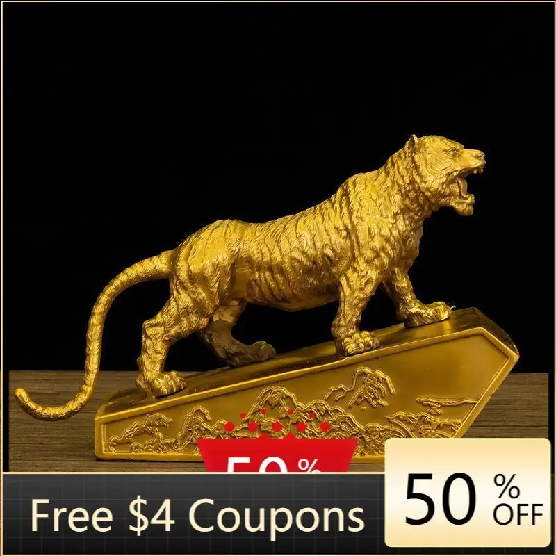 Pure Copper Tiger Ornaments Office Decoration Tiger Climbing the Mountain Tiger Wings Tiger Xiao Mountain River Chinese Zodiac 
Pure Copper Tiger Ornaments Office Decoration Tiger Climbing the Mountain Tiger Wings Tiger Xiao Mountain River Chinese Zodiac