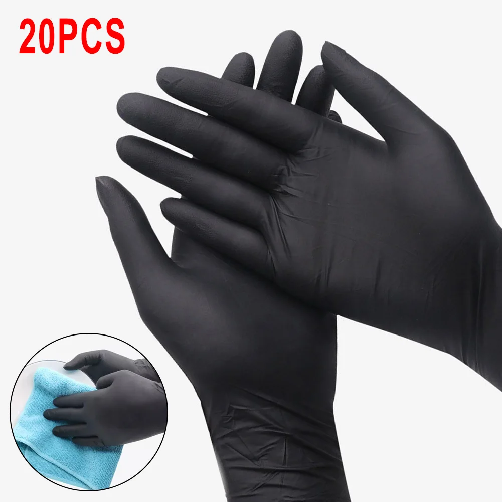 20pcs Nitrile Gloves Disposable Kitchen Latex Gloves Household Cleaning Beauty Barber Food Grade Cake Baking Gloves Black Blue
20pcs Nitrile Gloves Disposable Kitchen Latex Gloves Household Cleaning Beauty Barber Food Grade Cake Baking Gloves Black Blue