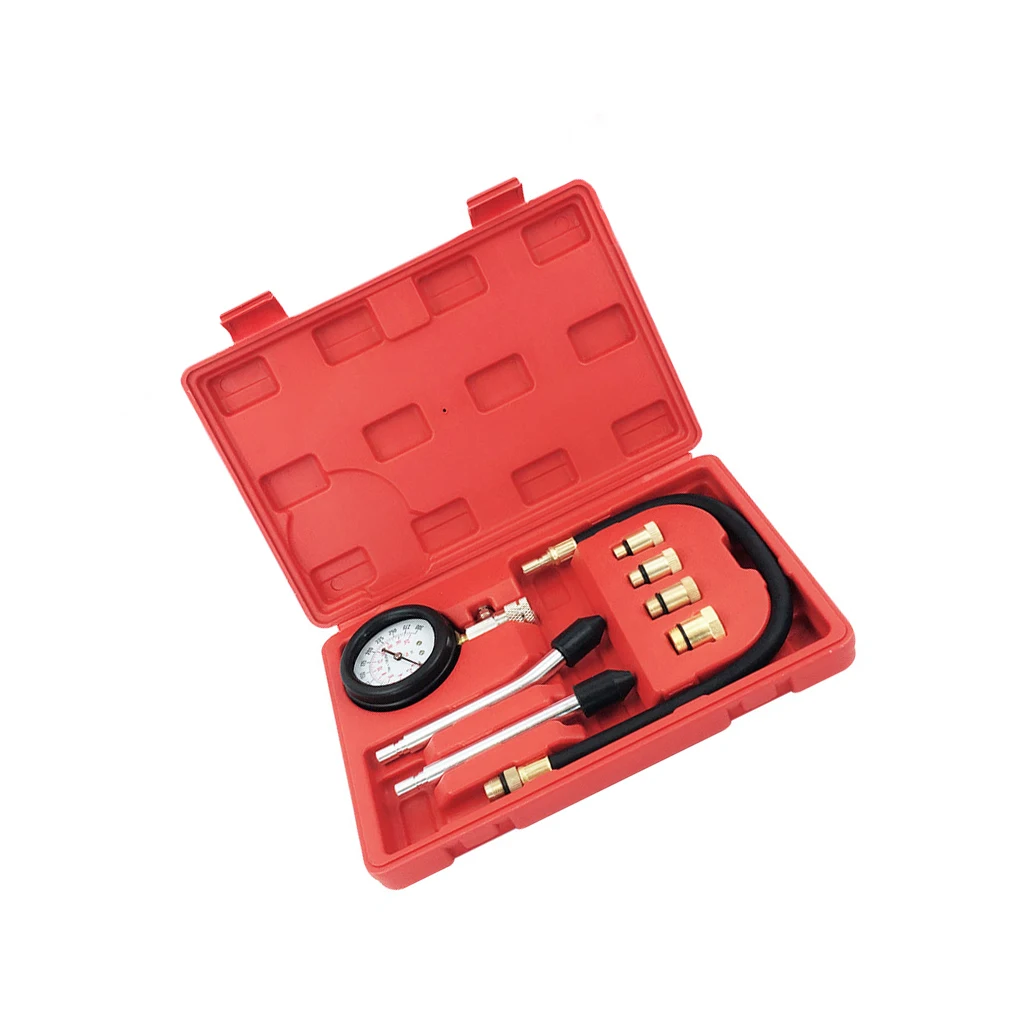 Cylinder Compression Gauge Automobile Multifunctional Tester Kit Power-plant Rubber Roman Auto Tools Gasoline Engine Tool
Cylinder Compression Gauge Automobile Multifunctional Tester Kit Power-plant Rubber Roman Auto Tools Gasoline Engine Tool