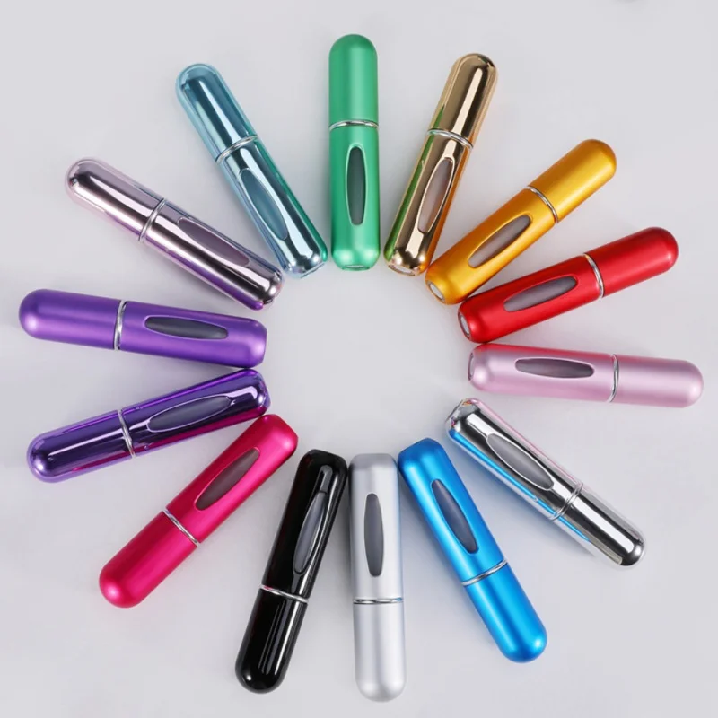 5ml Perfume Atomizer Portable Liquid Container For Cosmetics Mini Aluminum Spray Alcochol Empty Bottle Refillable For Traveling
5ml Perfume Atomizer Portable Liquid Container For Cosmetics Mini Aluminum Spray Alcochol Empty Bottle Refillable For Traveling