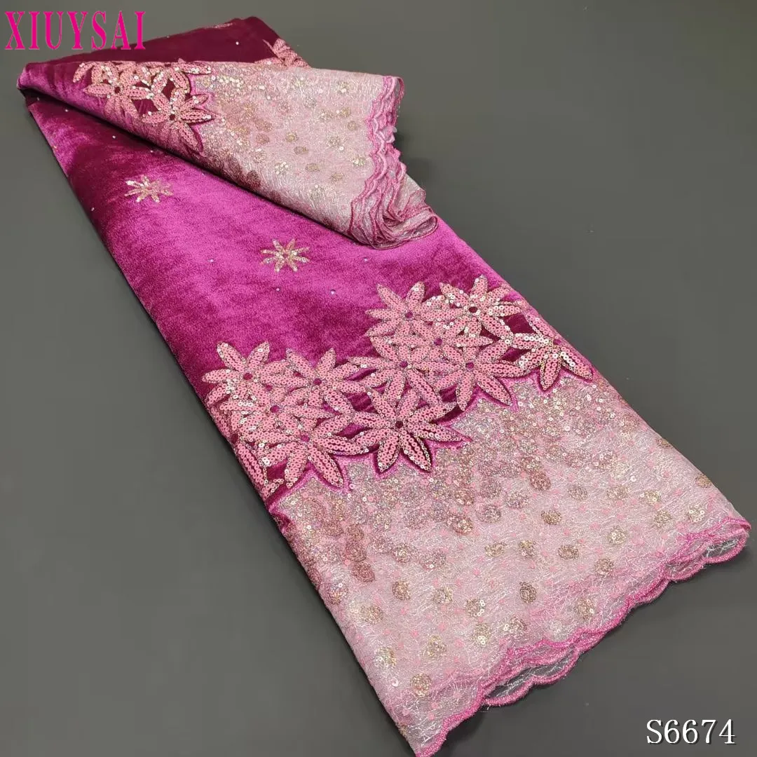 Pink African Velvet Lace Fabric 2023 High Quality Luxury Gold Line Sequins Embroidery French Net Lace For Wedding Party Dress
Pink African Velvet Lace Fabric 2023 High Quality Luxury Gold Line Sequins Embroidery French Net Lace For Wedding Party Dress
