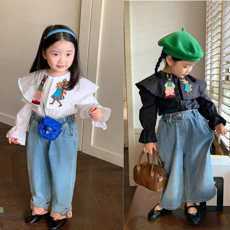 Cotton Long Children Shirt Cartoon Fashio Casual Boy Kid Blouse Girl Embroidery Outfits Tops Rabbit Sleeves Autumn Baby Spring
Cotton Long Children Shirt Cartoon Fashio Casual Boy Kid Blouse Girl Embroidery Outfits Tops Rabbit Sleeves Autumn Baby Spring
