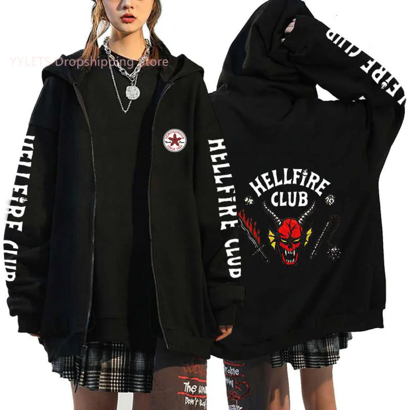 Y2K Stranger Things 4 Hoodies Women Men Oversized Casual Zipper Streetwear Gothic HIP-HOP Sweatshirt Hoodie
Y2K Stranger Things 4 Hoodies Women Men Oversized Casual Zipper Streetwear Gothic HIP-HOP Sweatshirt Hoodie
