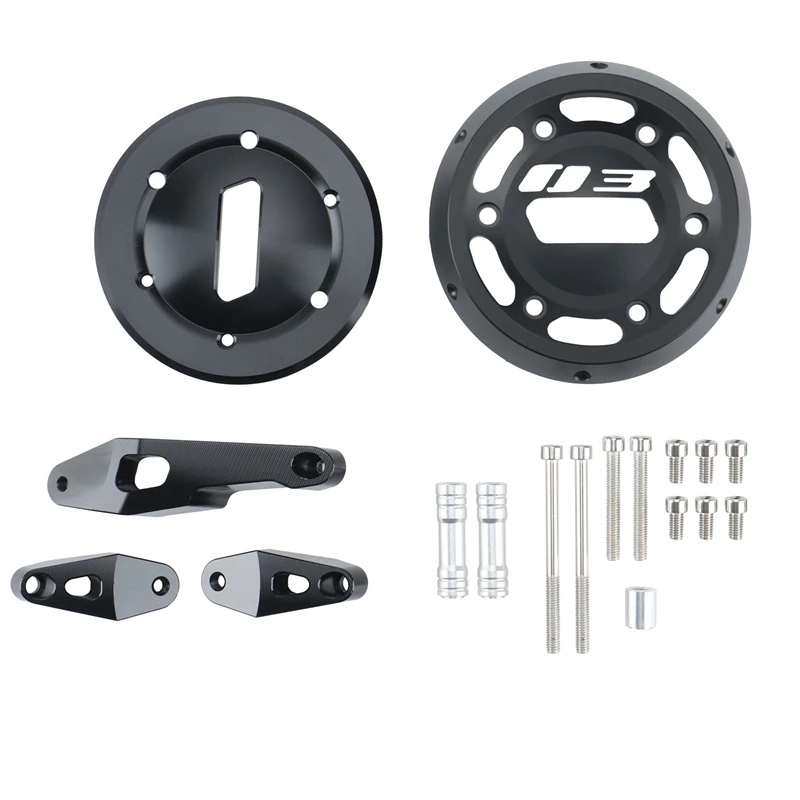 Motorcycle Engine Side Cover Engine Plug Stator Guard Cover Slider For Yamaha MT03 MT-03 MT 03 2015-2020 
Motorcycle Engine Side Cover Engine Plug Stator Guard Cover Slider For Yamaha MT03 MT-03 MT 03 2015-2020