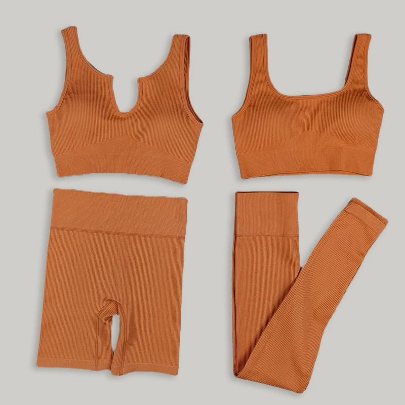 2/4PCS Seamless Women Yoga Set Workout Sportswear Gym Clothing Fitness Sport Bra Shorts Set High Waist Leggings Sports Suits
2/4PCS Seamless Women Yoga Set Workout Sportswear Gym Clothing Fitness Sport Bra Shorts Set High Waist Leggings Sports Suits