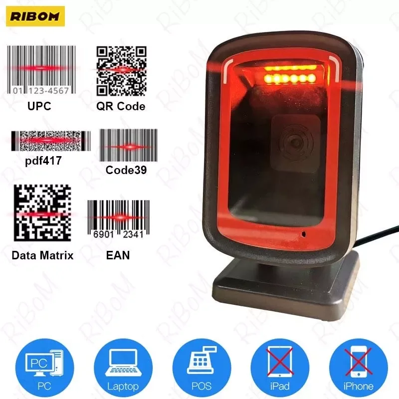 Сканер штрих-кодов 1D 2D QR-код 2D, многонаправленный настольный считыватель данных с автоматическим датчиком, считыватель штрих-кодов для супе...
Сканер штрих-кодов 1D 2D QR-код 2D, многонаправленный настольный считыватель данных с автоматическим датчиком, считыватель штрих-кодов для супе...