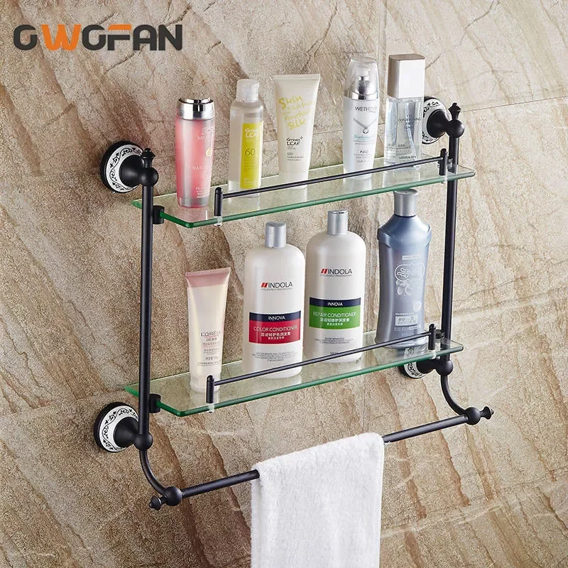 2019 New Bathroom Shelves Corner 2-Tier Tempered Glass Shelves for Home Decorations Bathroom Accessories Wall Mount SY-096R 
2019 New Bathroom Shelves Corner 2-Tier Tempered Glass Shelves for Home Decorations Bathroom Accessories Wall Mount SY-096R