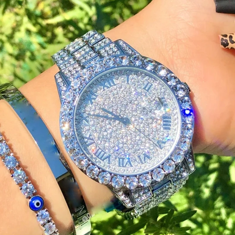 2023 Women Watch Bling Crystal Full Steel Casual Ladies Watches Female Quartz Watch Diamond Wristwatch for Women Girl's Clock
2023 Women Watch Bling Crystal Full Steel Casual Ladies Watches Female Quartz Watch Diamond Wristwatch for Women Girl's Clock