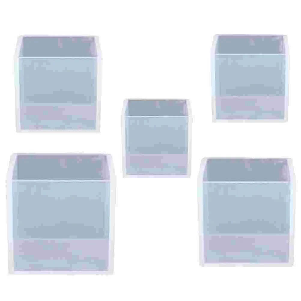 5Pcs DIY Cube Mold Silicone Square Molds DIY Art Crafts Supplies Silicone Mold for Cube Making
5Pcs DIY Cube Mold Silicone Square Molds DIY Art Crafts Supplies Silicone Mold for Cube Making