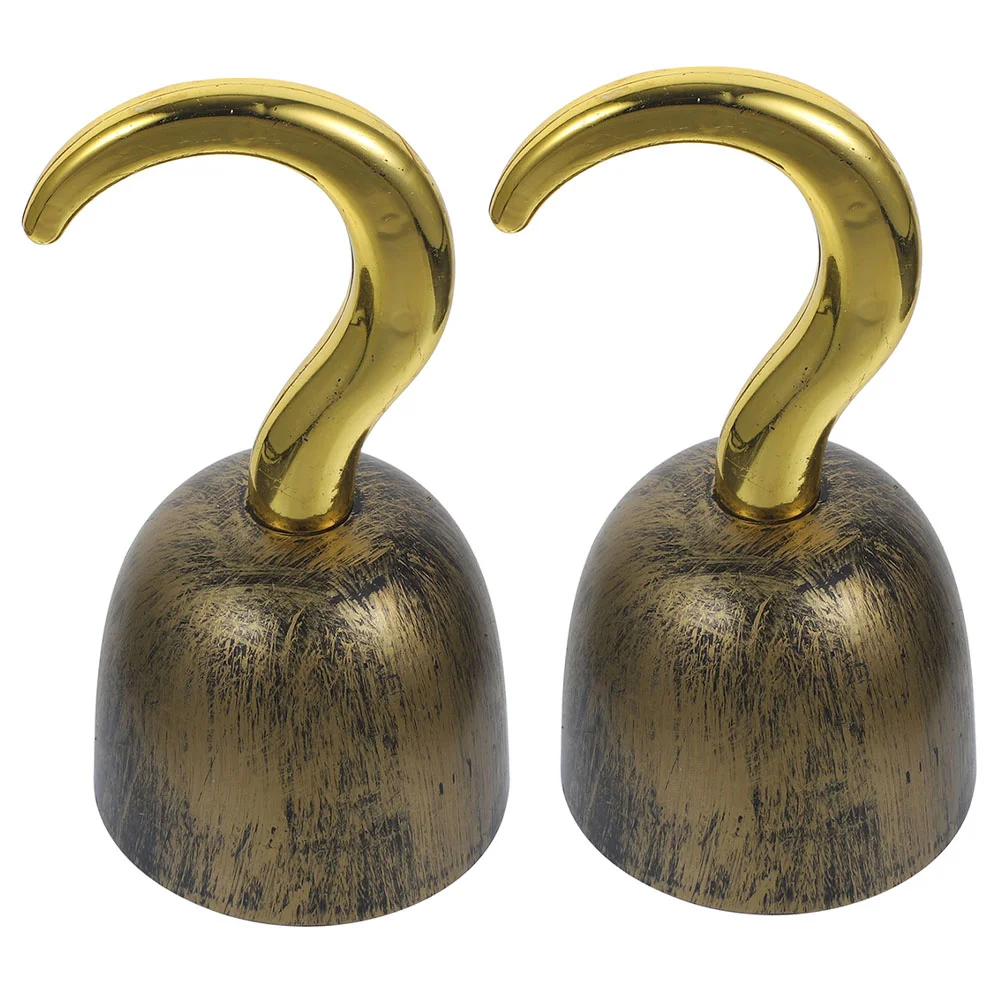 2 Pcs Golden Pirate Hook Halloween Party Props Cosplay Tools Decor Captain Home Adult Toy Hand Decorations
2 Pcs Golden Pirate Hook Halloween Party Props Cosplay Tools Decor Captain Home Adult Toy Hand Decorations