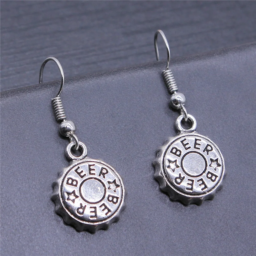 Beer Bottle Cap Earrings Ear Stud Drop Tassel Chain Handmade,Silver Color,Women Jewelry Accessory Pendant Gift Wholesale
Beer Bottle Cap Earrings Ear Stud Drop Tassel Chain Handmade,Silver Color,Women Jewelry Accessory Pendant Gift Wholesale