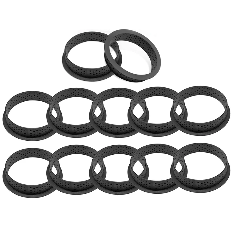 12Pcs Cake Mold Mousse Tart Ring Plastic Round-Shape Dessert Pies Decorating Tool Perforated Baking Cutter DIY Bakeware
12Pcs Cake Mold Mousse Tart Ring Plastic Round-Shape Dessert Pies Decorating Tool Perforated Baking Cutter DIY Bakeware