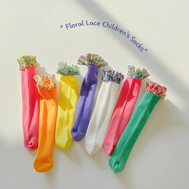 2 Pairs/Bag Girls Knee Socks Children's Flowers Socks Fishnet Half-Hose Kids Colorful Breathable Student Thin Stockings 3-8 Year
2 Pairs/Bag Girls Knee Socks Children's Flowers Socks Fishnet Half-Hose Kids Colorful Breathable Student Thin Stockings 3-8 Year