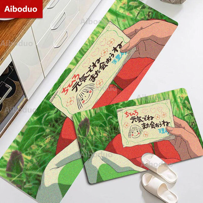 Anime Spirited Away Kitchen Doormat Protective Floor Mat Living Room Bathroom Bedroom Carpet Hallway Long Rug Home Decoration
Anime Spirited Away Kitchen Doormat Protective Floor Mat Living Room Bathroom Bedroom Carpet Hallway Long Rug Home Decoration