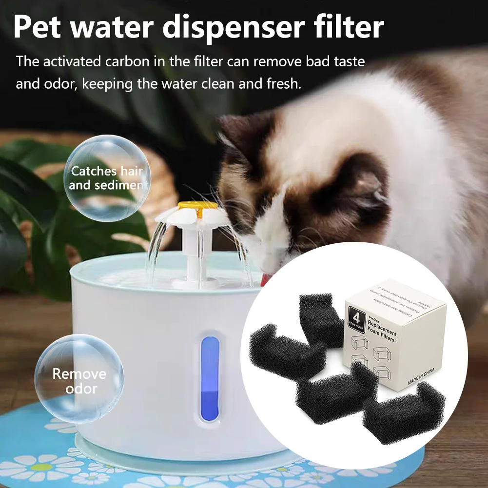 4pcs Car Water Fountain Foam Filters Drinking Fountain Dispensers Sponge Replacements Activated Carbon Filter Replacement
4pcs Car Water Fountain Foam Filters Drinking Fountain Dispensers Sponge Replacements Activated Carbon Filter Replacement