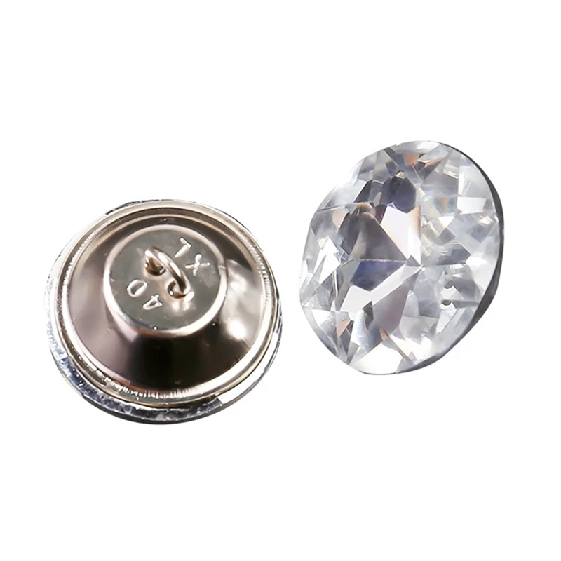 1Set Crystal Upholstery Buttons Imitate Diamond Buttons With Metal Loop For DIY Sewing
1Set Crystal Upholstery Buttons Imitate Diamond Buttons With Metal Loop For DIY Sewing