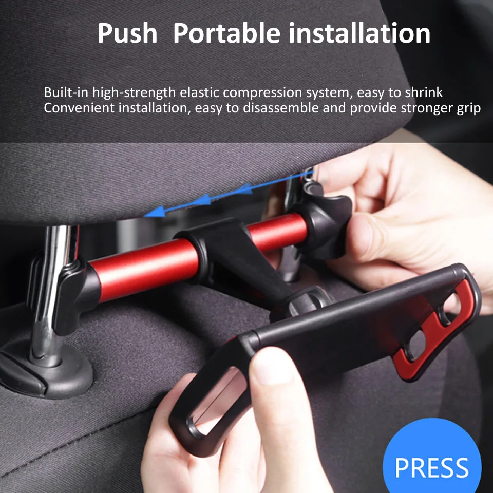 4-11 inch Phone Tablet PC Car Holder Stand Back Auto Seat Headrest Bracket Support Accessories for iPhone X 8 iPad 1 2 3 4 Mini
4-11 inch Phone Tablet PC Car Holder Stand Back Auto Seat Headrest Bracket Support Accessories for iPhone X 8 iPad 1 2 3 4 Mini