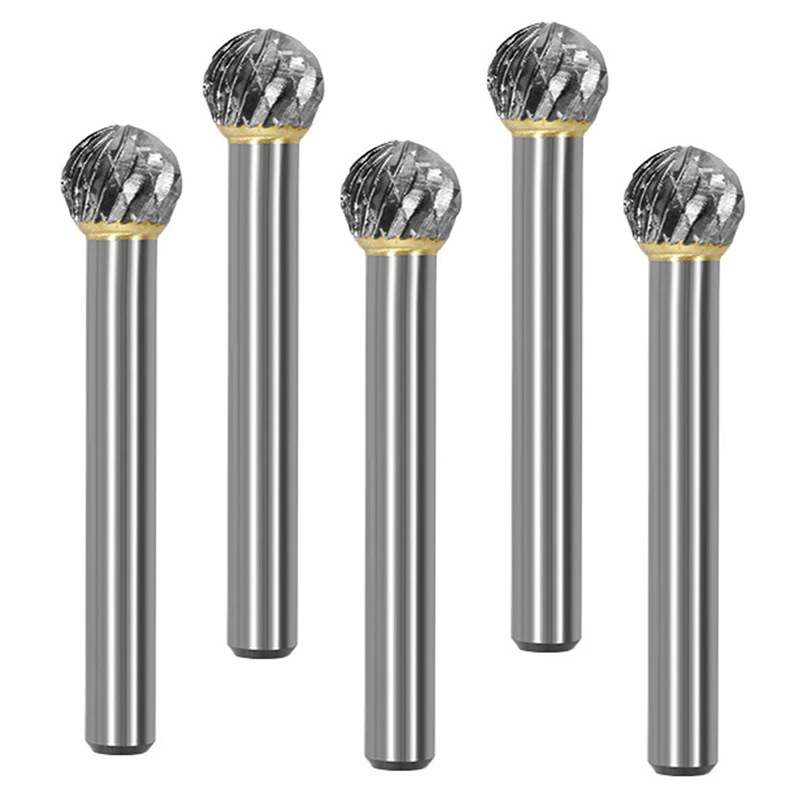 5 PCS Rotary Files Burrs 10Mm Head Ball Shape Carbide Rotary Burrs Set D Shape Shank Bits Burrs
5 PCS Rotary Files Burrs 10Mm Head Ball Shape Carbide Rotary Burrs Set D Shape Shank Bits Burrs
