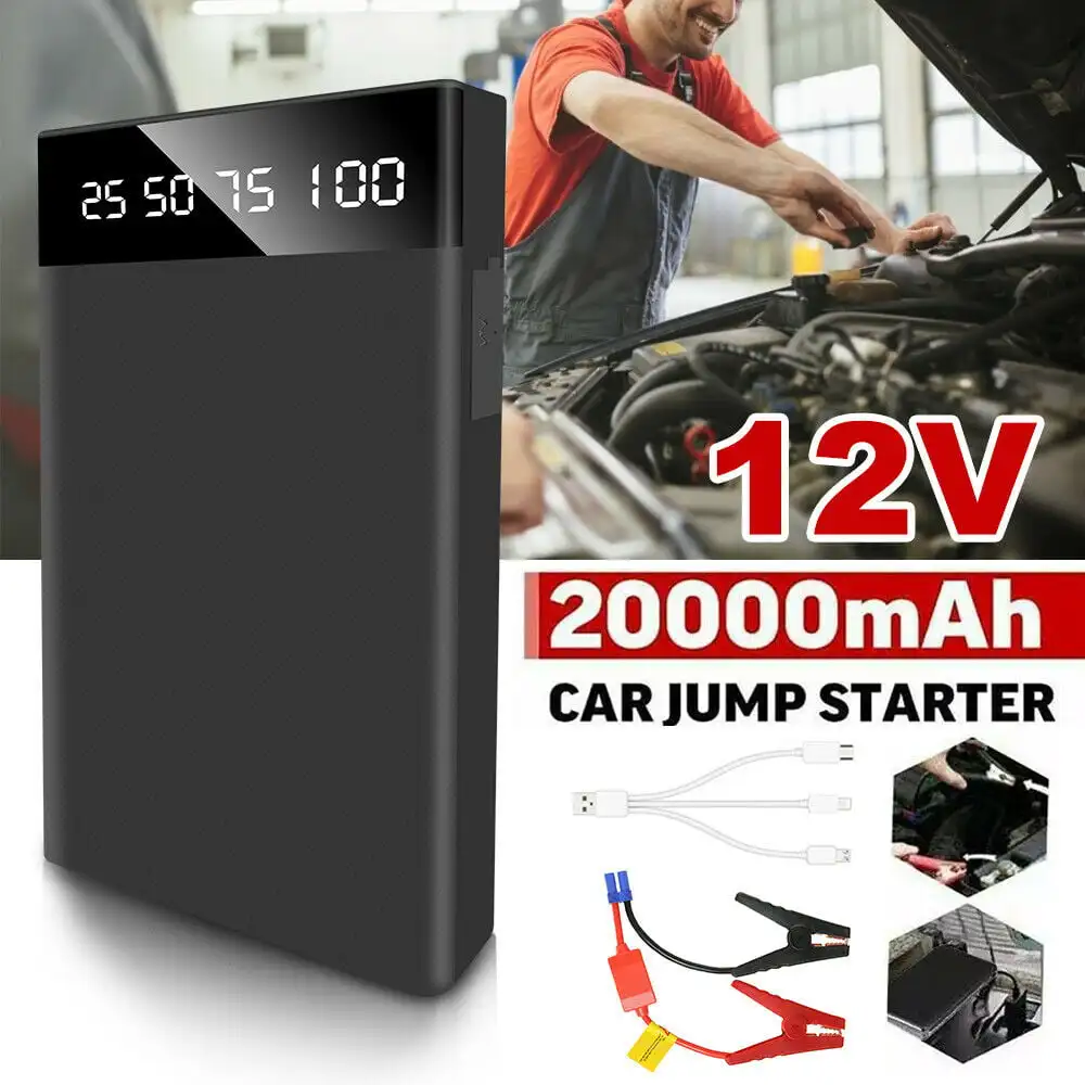 Portable Mini Slim 20000mAh Car Jump Starter Engine Battery Charger Power Bank Car Accessories
Portable Mini Slim 20000mAh Car Jump Starter Engine Battery Charger Power Bank Car Accessories